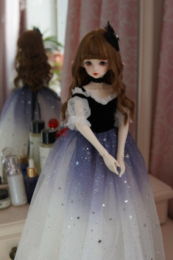 Big Girl Doll Dress,1/4 1/3 BJD Clothes Doll Dress for MSD/Minifee