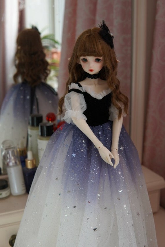 Big Girl Doll Dress,1/4 1/3 BJD Clothes Doll Dress for MSD/Minifee/Smart  Doll/Dollfied Dream/SD Doll Accessories,Dream StarsBjd Outfit -   Portugal