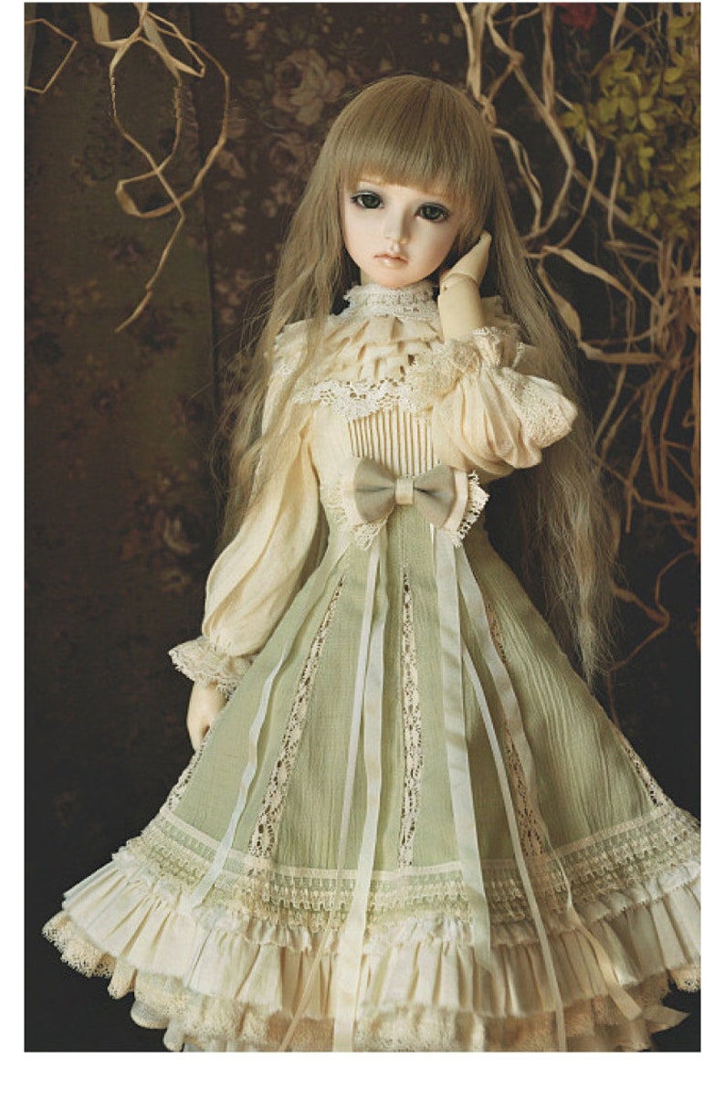 1/4 1/3 SD BJD Clothes Lolita Dress Bjd Outfit for Dolls Accessories,Fashion Girl Doll Clothes 