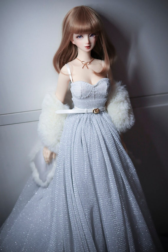 White Details about   BJD Doll Clothes SD Dress Set for 1/3 22" Doll outfit SZ01