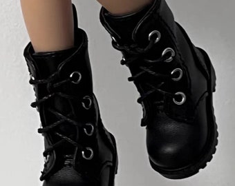 1/3 1/4 BJD Zapatos Botas de cuero para muñecas Accesorios para muñecas BJD, Zapatos para muñecas en miniatura Botas Bjd