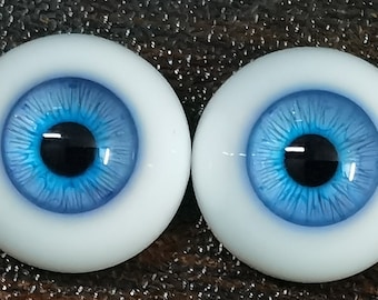 ブルーレジン製BJDドールアイ、リアルな小さめの虹彩（10～20mm