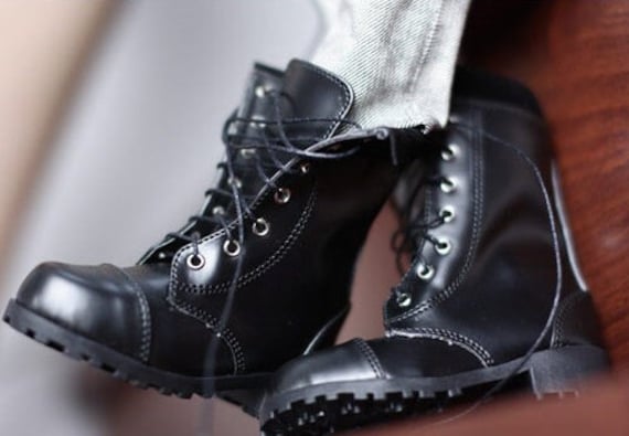 Bottes Mollets Pour Poupée BJD 1/3 60 Cm - Chaussures à Lacets Décontractées - Accessoire Costume Poupée SD