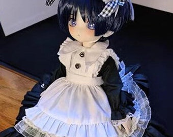 Cute Doll Clothes Cosplay Maid's Doll Dress 1/6 1/4 1/3 BJD Clothes Outift for Bjd Uncle Doll Clothing