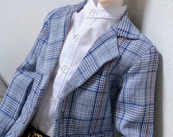 Fashion Doll Coat 1/3 1/4 BJD Clothes for Bjd Boy/Uncle Doll Accessories,Custom Doll Clothes Bjd Outfit Suit Jacket