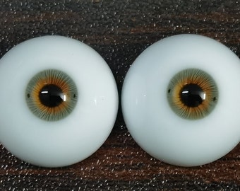 Ojos de resina gris para muñecas, ojos de seguridad, accesorios para muñecas BJD (10 mm-18 mm)
