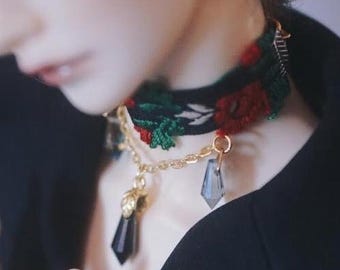 Fashion Bjd Doll Necklace 1/3 Bjd Necklace for Bjd Doll Accessories,Miniature Bjd Choker