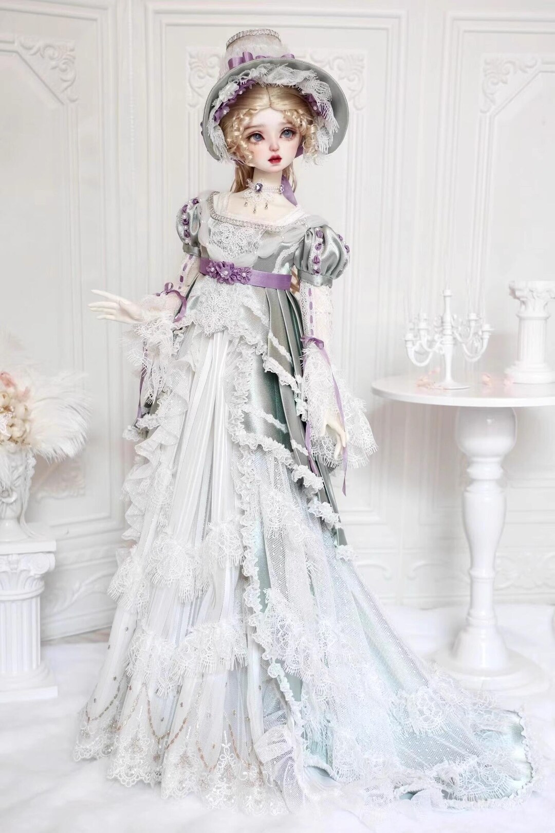 BJD Doll Dress,1/3 1/4 Bjd Clothes for Msd/sdgr/as60/as62 Girl Doll