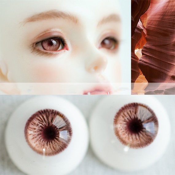 Kunststoff 3Paar 7mm dunkelbraun Puppenaugen Linsen Kunststoff 3Paar 7mm dunkelbraun Puppenaugen Linsen