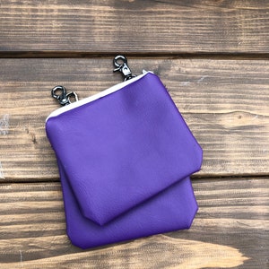 Handmade Marine Vinyl Cape Pouches - Durable, Attachable Dog Accessory (Set of 2)
