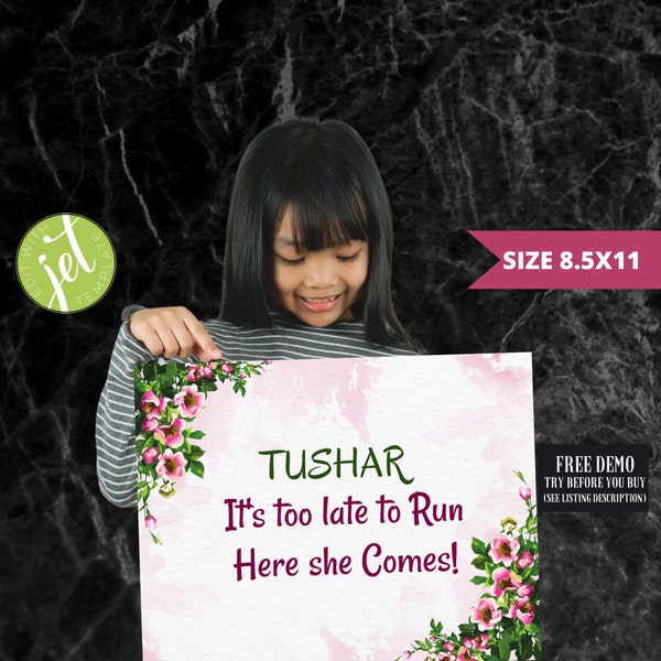 Kids/Wedding Welcome Signs, Entry Sign, Indian Bridal Entry Sign, Dulhan Entry Signages, Desi Wedding Signs, Indian wedding sign