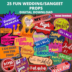 Indian Wedding Props Henna Props Desi Props Wedding Props