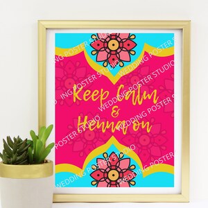 Henna Station Sign: Indian Wedding Decor (Digital Download)