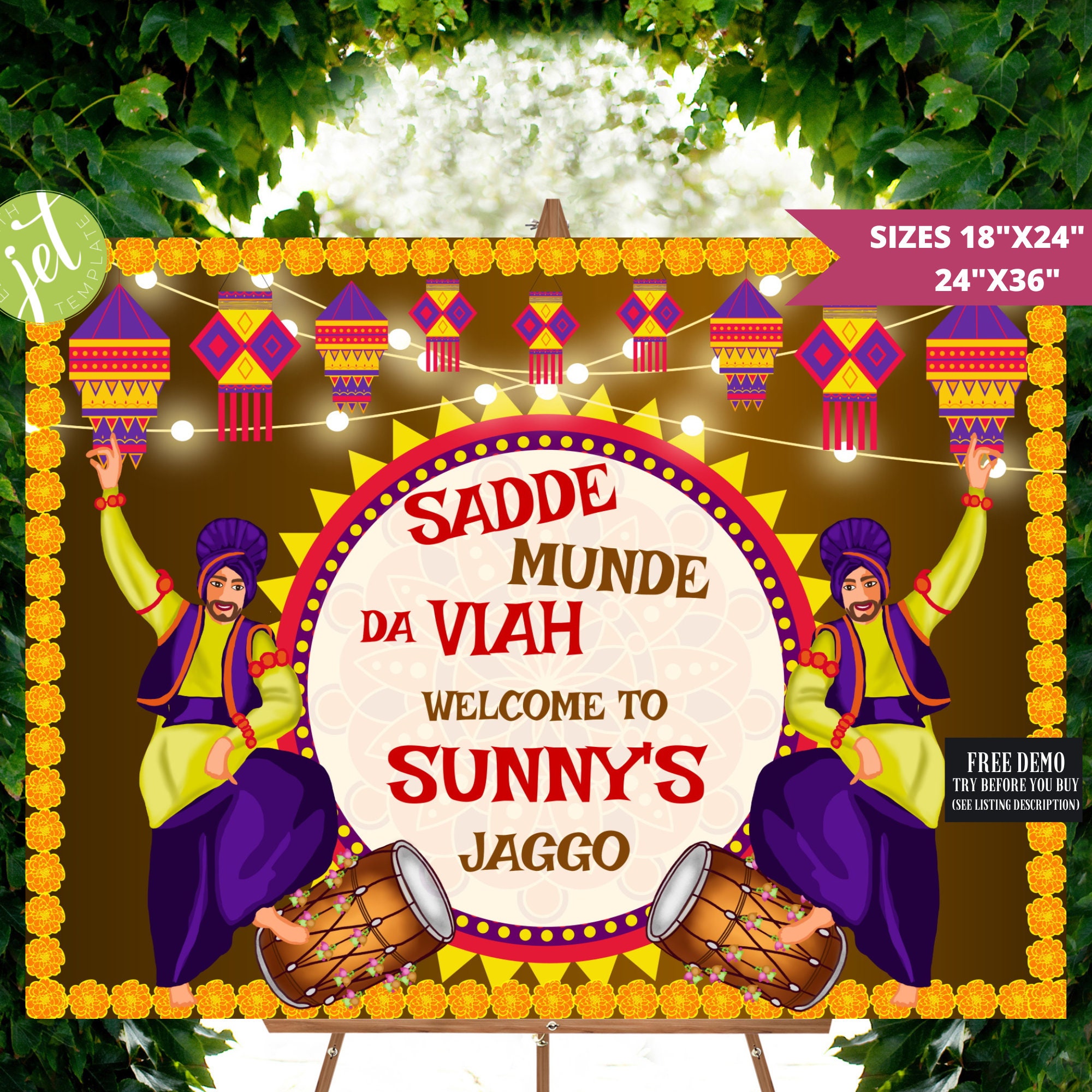 Buy Punjabi Wedding Sign Sade Munde Da Viah Jaggo Night Sign Online in India - Etsy Buy Punjabi Wedding Sign Sade Munde Da Viah Jaggo Night Sign Online in India - Etsy