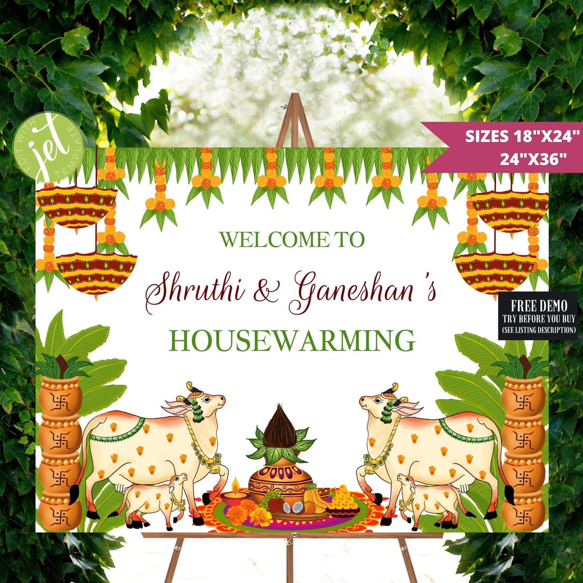 Housewarming Sign Grahapravesh Sign Gruhapravesh Sign New Etsy