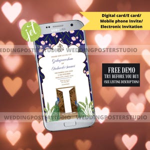 Grihapravesham Invitation: Indian Housewarming, Vastu Shanti (Digital Download)