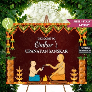 Upanayan Ceremony Sign: Indian Thread Ceremony (Digital Download)