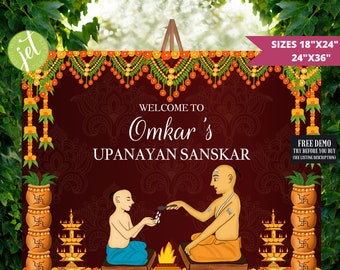 Upanayan Ceremony Sign: Indian Thread Ceremony (Digital Download)