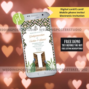 Indian Housewarming Invitation: Grihapravesham Digital Invite (Digital Download)