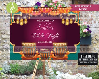 Dholki night signs, Sangeet night sign, Wedding Dholki sign, Pakistani Weddings, Muslim weddings, Jaggo night sign, Jago sign, Henna Sign