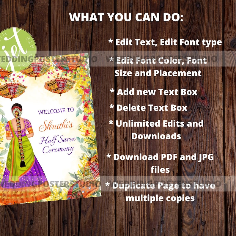 Half Saree Ceremony Sign, Half Saree Welcome Sign, South Indian Welcome Sign, Tamil Ceremony Welcome Sign, Puberty Ceremony Sign, Girl Half Saree Ceremony, Langa Voni Ceremony, pattu pavadai daavani Ceremony, Ritu Kala Samskara, Ritu Shuddhi Sign