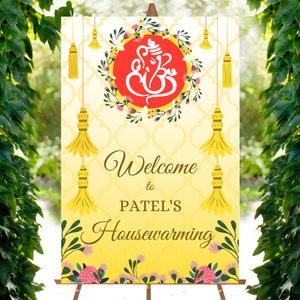 Haldi Welcome Sign: Indian Wedding Decor (Digital Download) bild 4