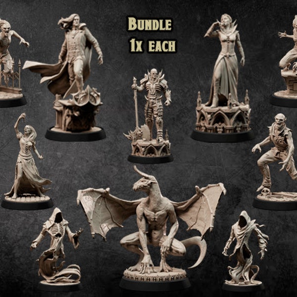 Bundle - Vampire army , D&D miniatures
