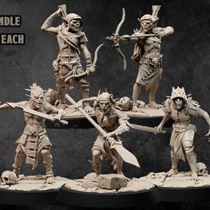 Pacote - Exército de Goblins, miniaturas de D&D