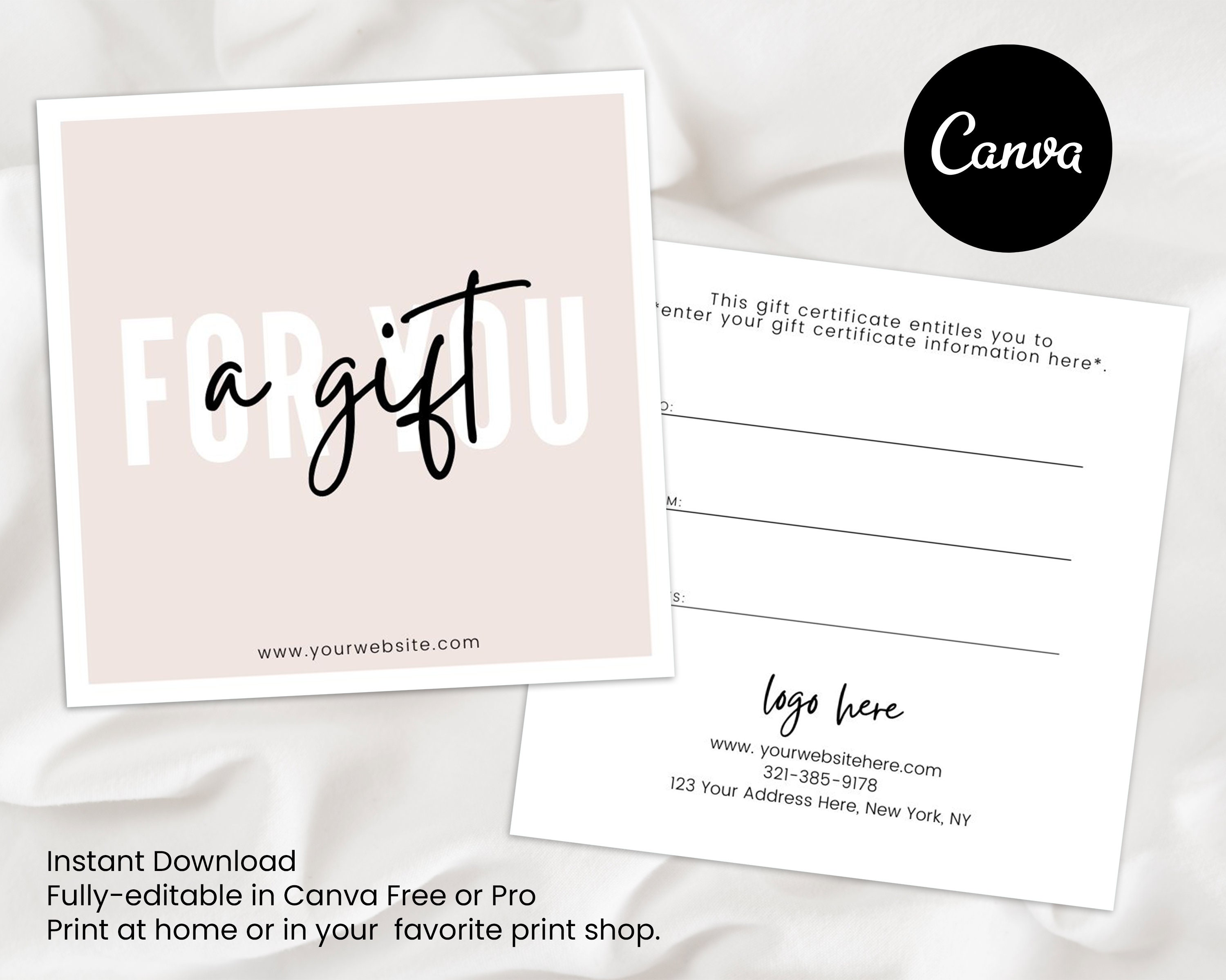 Etsy Gift Card Gift Certificate Template Editable Gift Card Etsy Etsy Gift Card Gift Certificate Template Editable Gift Card Etsy