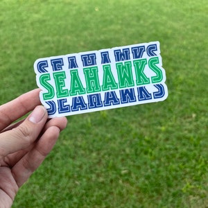 SEATTLE SEAHAWKS NFL VINYL STENCIL FOR CUSTOM SHOES SNEAKERS AND SMALL  PROJECTS