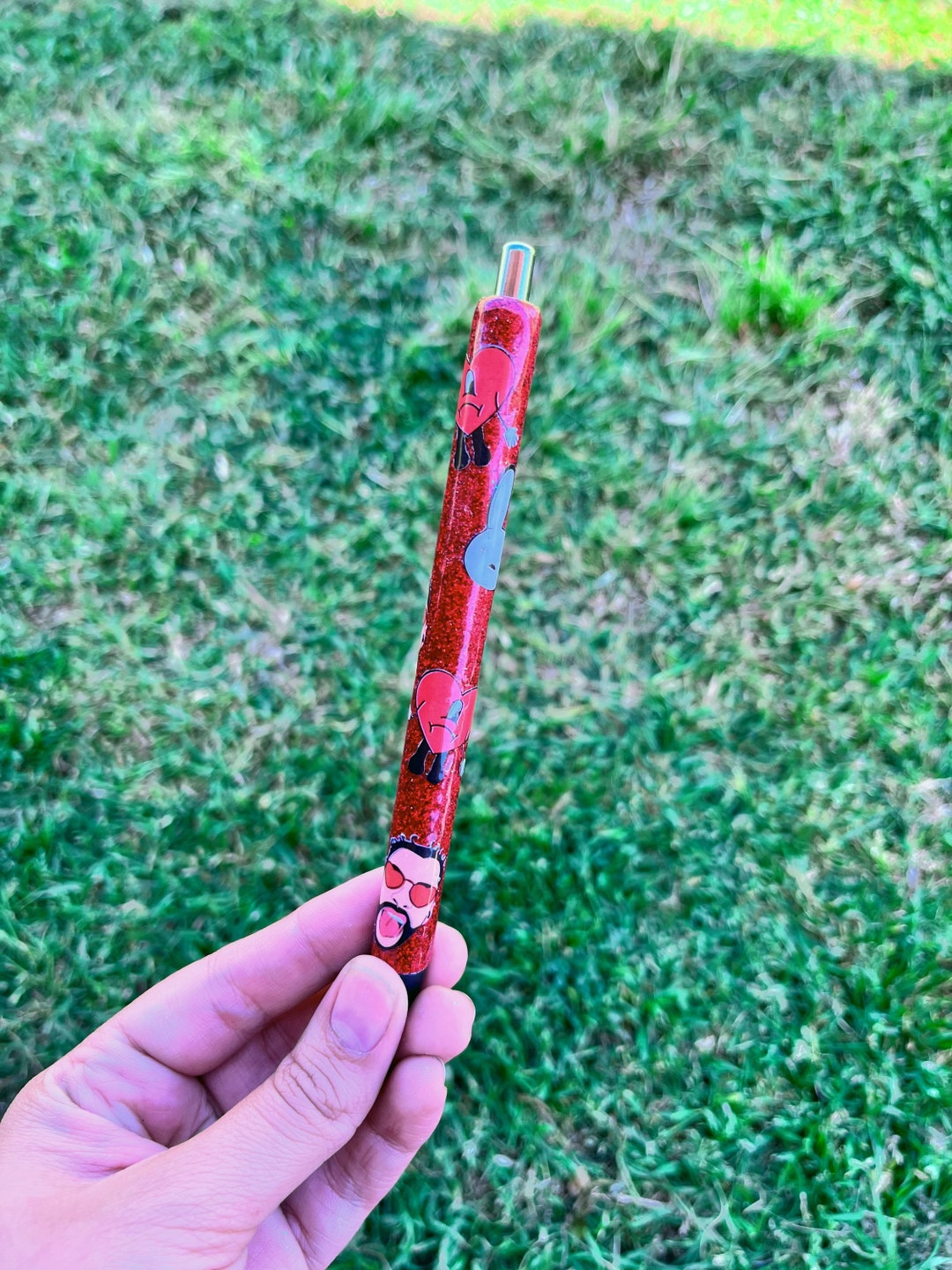 Bad Bunny Pen Refillable Pens Resin Pens Gift Idea Etsy