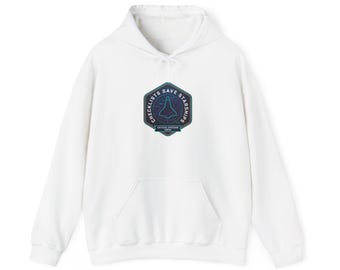 Mission Patch Space Survival Hoodie | hard sci‑fi, exploration, science nerd