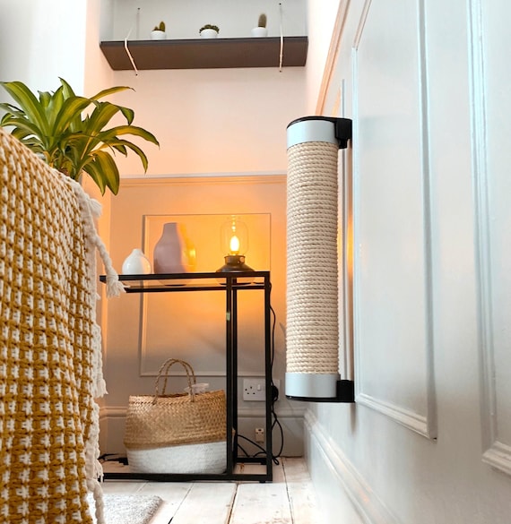 Cat Post for Wall. Modern Scratching Post for Cat. Durable Sisal Cotton or Softline Rope for Cat Scratching. High quality Space saving. Etsy Canada