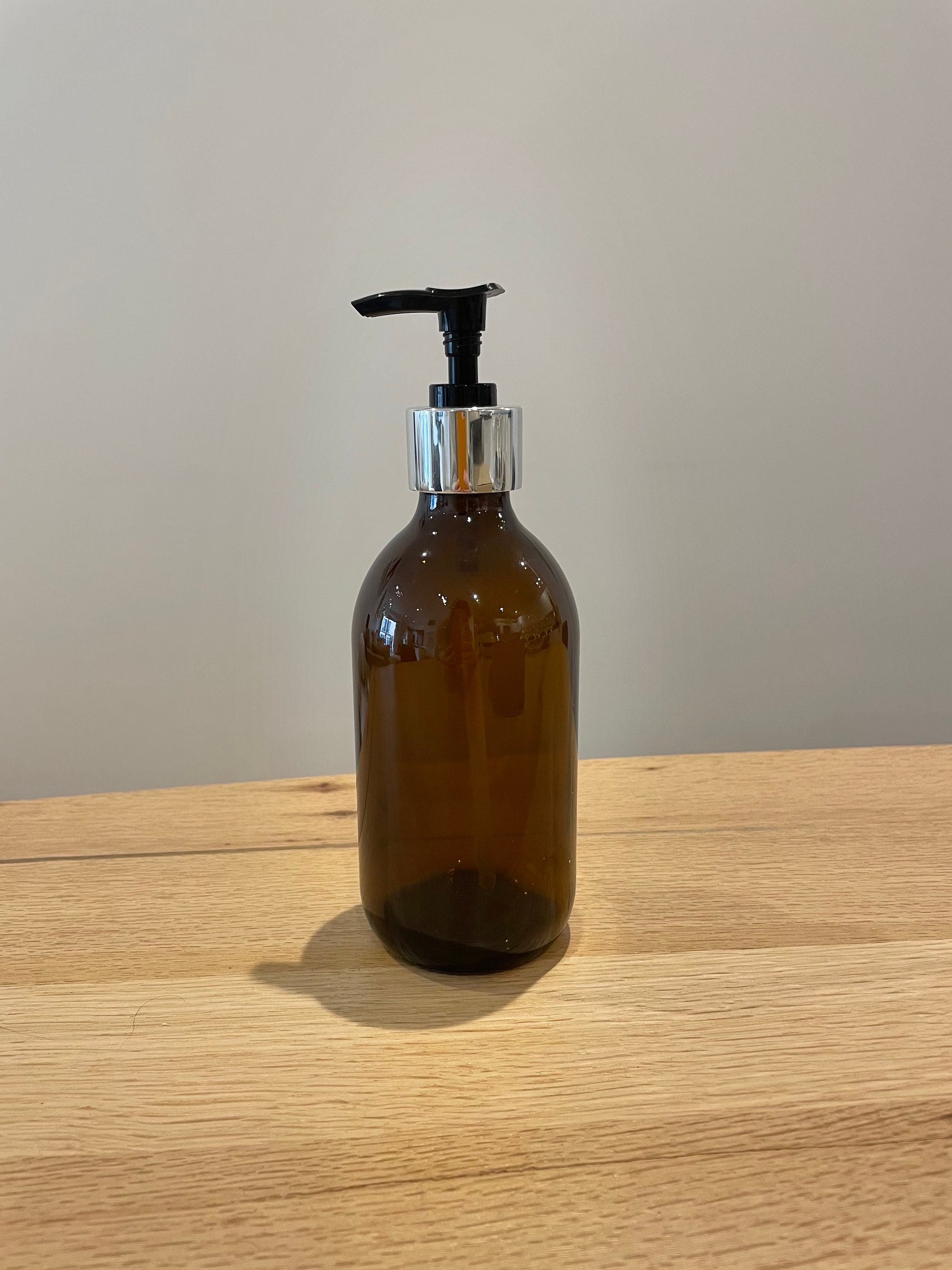 Amber Glass Bottle 300ml Etsy UK