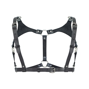 Leather Thong and Open Chest Bra image 8