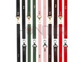Leather BDSM Leash With Chain and Carabiner, Bondage Restraints Custom Leather Leash with Name, Leash Black Green Pink Marsala Red Mature product logo