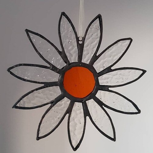 Heart Stained Glass Suncatcher Etsy