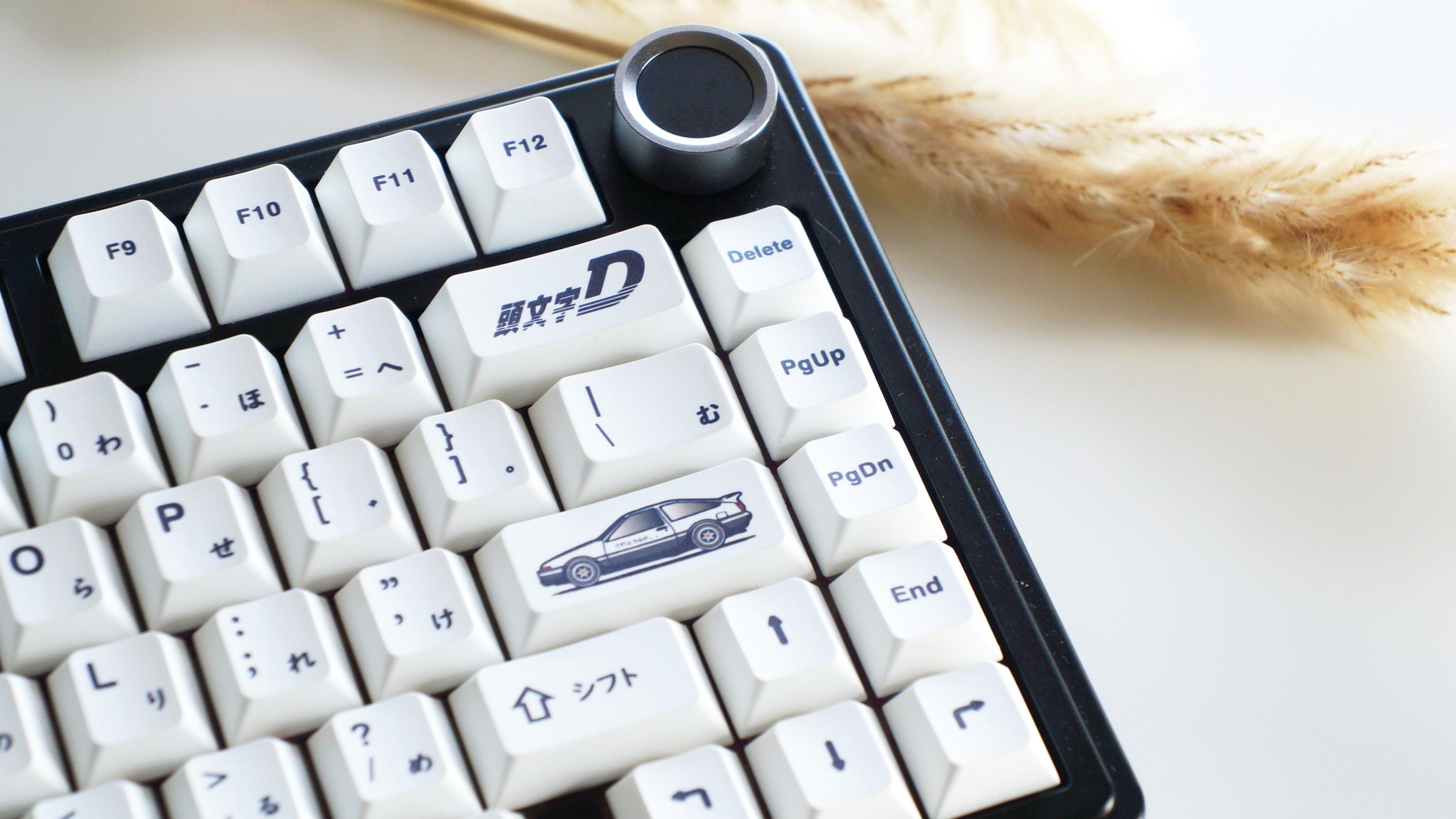 Initial D Keycap Set 127 Keys – Ae86-themed PBT Keycaps in Cherry