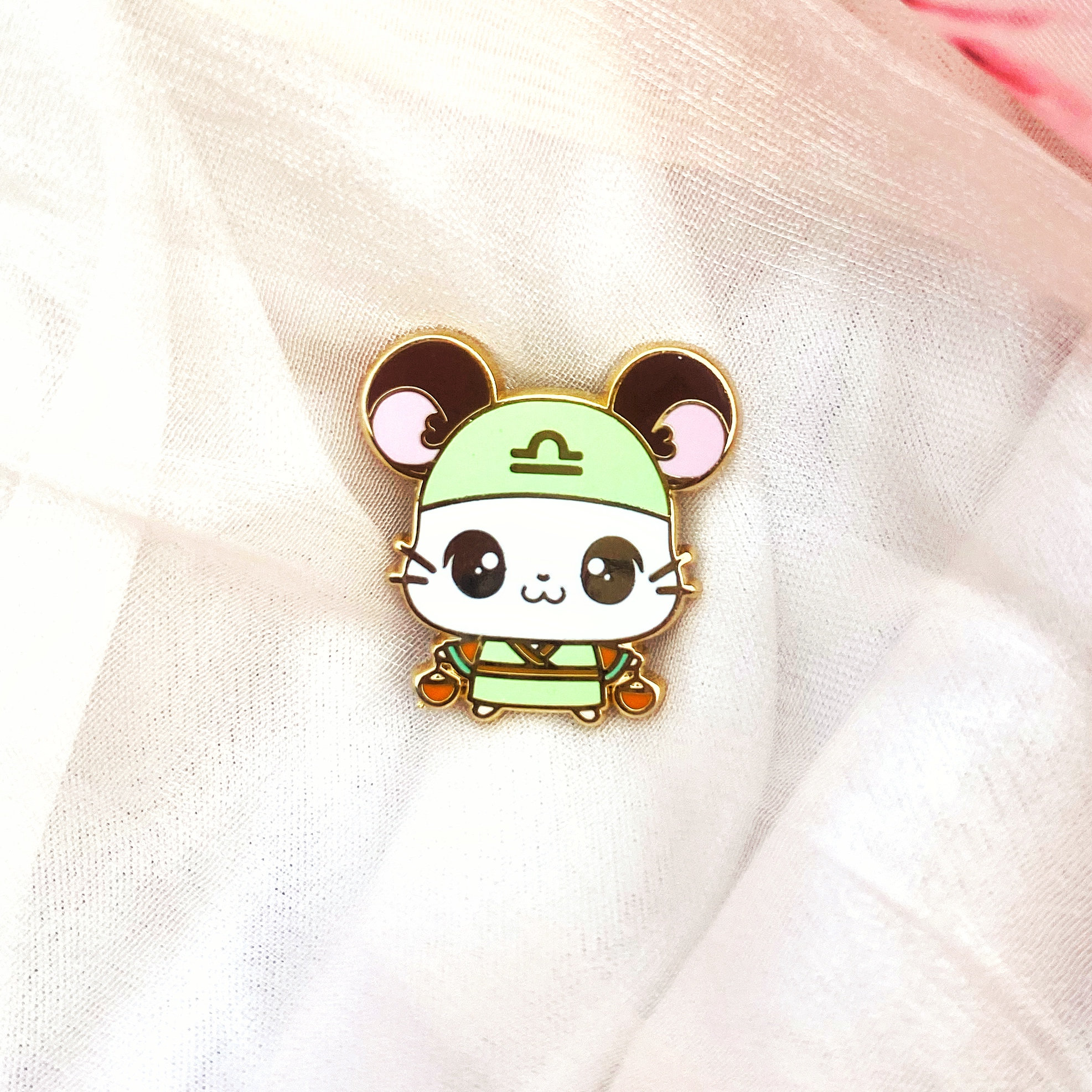 Libra Cappy Enamel Pin hamtaro - Etsy UK