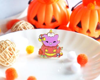 Emaille pin Halloween pompoen pompoen