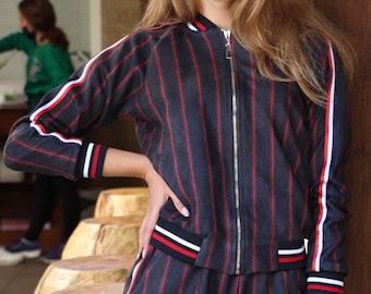 Tartan Women's Tracksuit Set | Women's Tracksuit Set | Gentlemen Tartan | Woman Tracksuit | Tartan Tracksuit | S, M, L, Custom Size