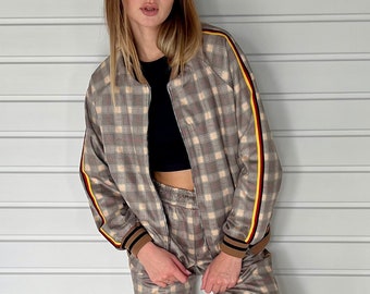 Tartan Women's Tracksuit Set | Women's Tracksuit Set | Gentlemen Tartan | Woman Tracksuit | Tartan Tracksuit | S, M, L, Custom Size