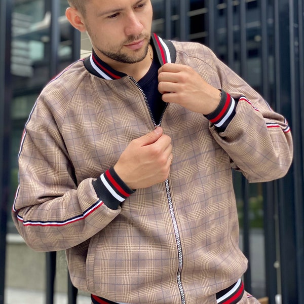 Tuta Sportiva DNA Tartan | Uomo | Poliestere Ed Elastan | Made In Italy - Foto 7