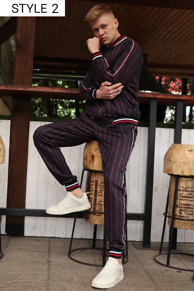 The Gentlemen Tracksuit Men's Tartan Tracksuits Guy Etsy