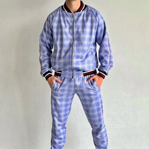 The Gentlemen Tracksuit Men's Tartan Tracksuits Guy Ritchie S M L XL XXL 3XL 4XL, Custom Sizes image 4