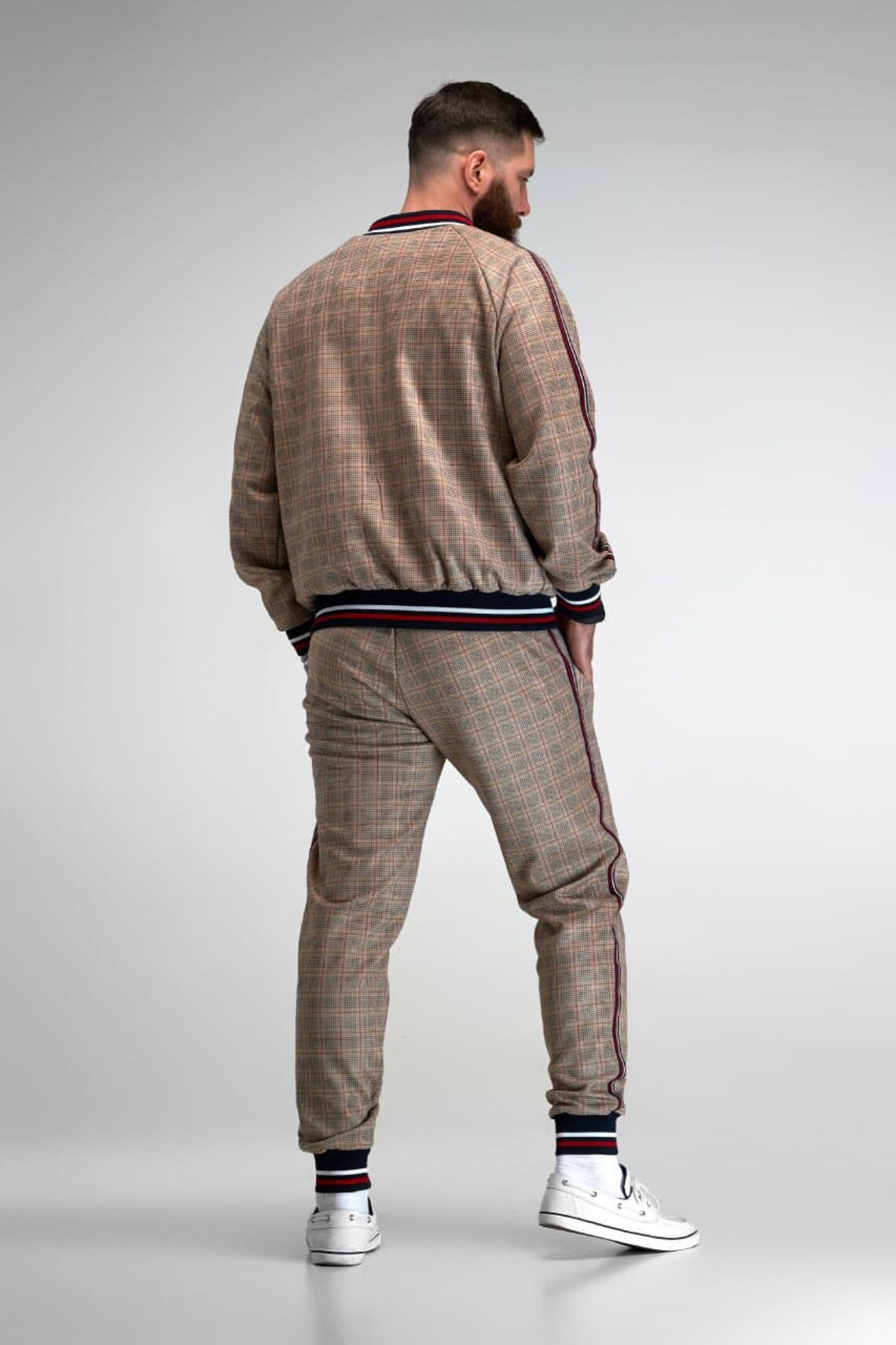 Tracksuit Gentlemen Men's Tracksuit Set Gentlemen Etsy