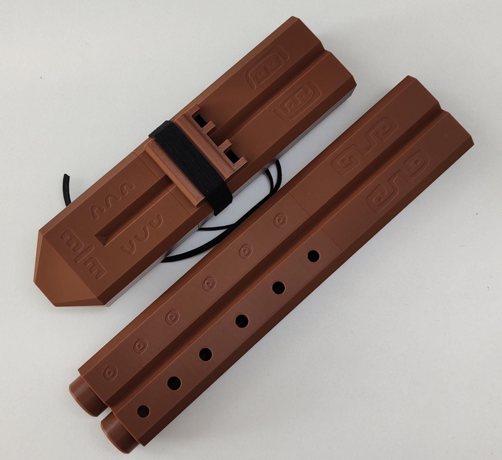 3D Printed F Drone Flute - Native American Style
