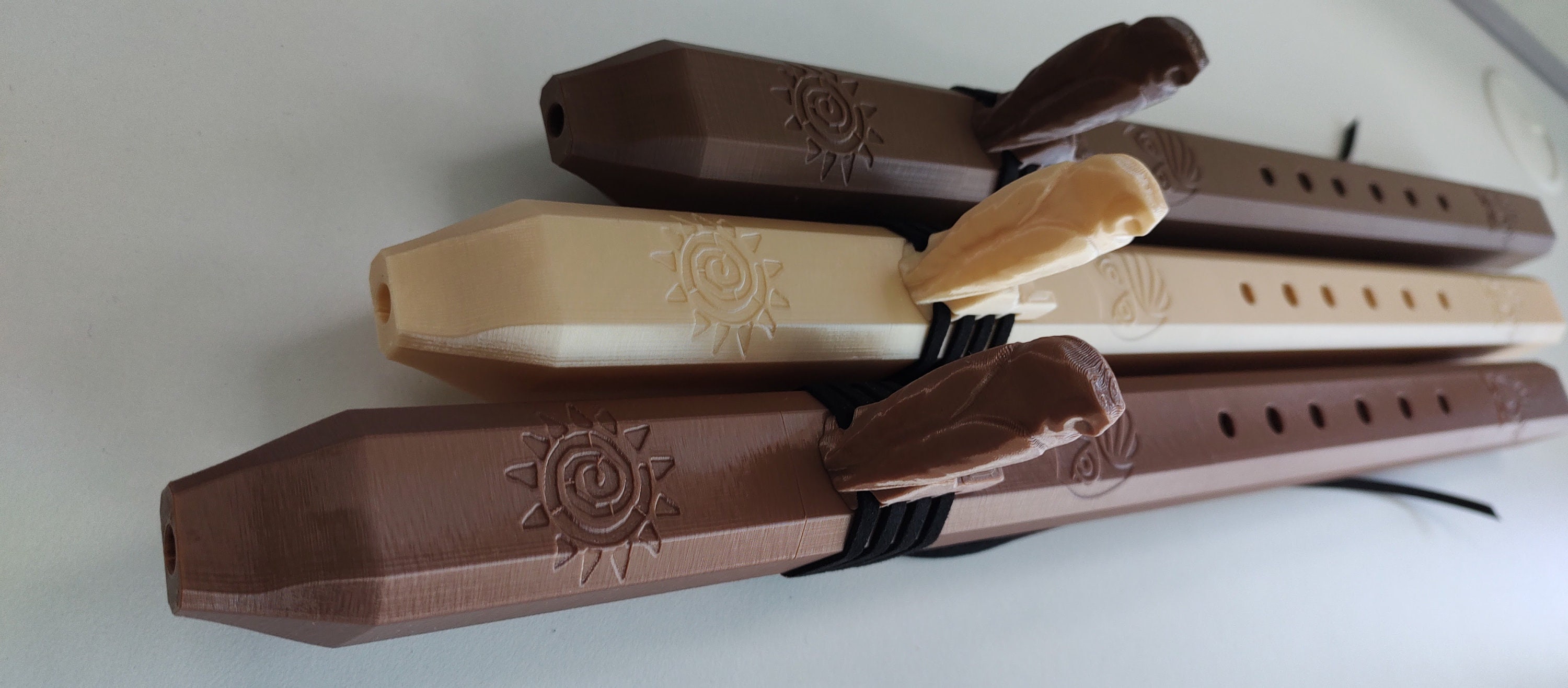 3D Printed Flute, Key of F, Native American Style - Etsy
