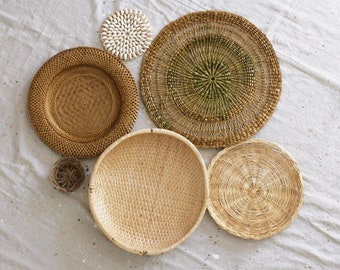 Woven Wall Baskets Etsy