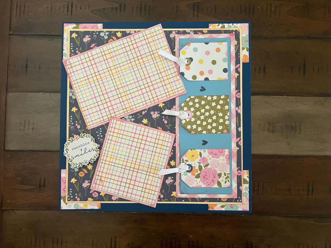 Choose Joy 12x12 Scrapbook Layout Kit - Etsy
